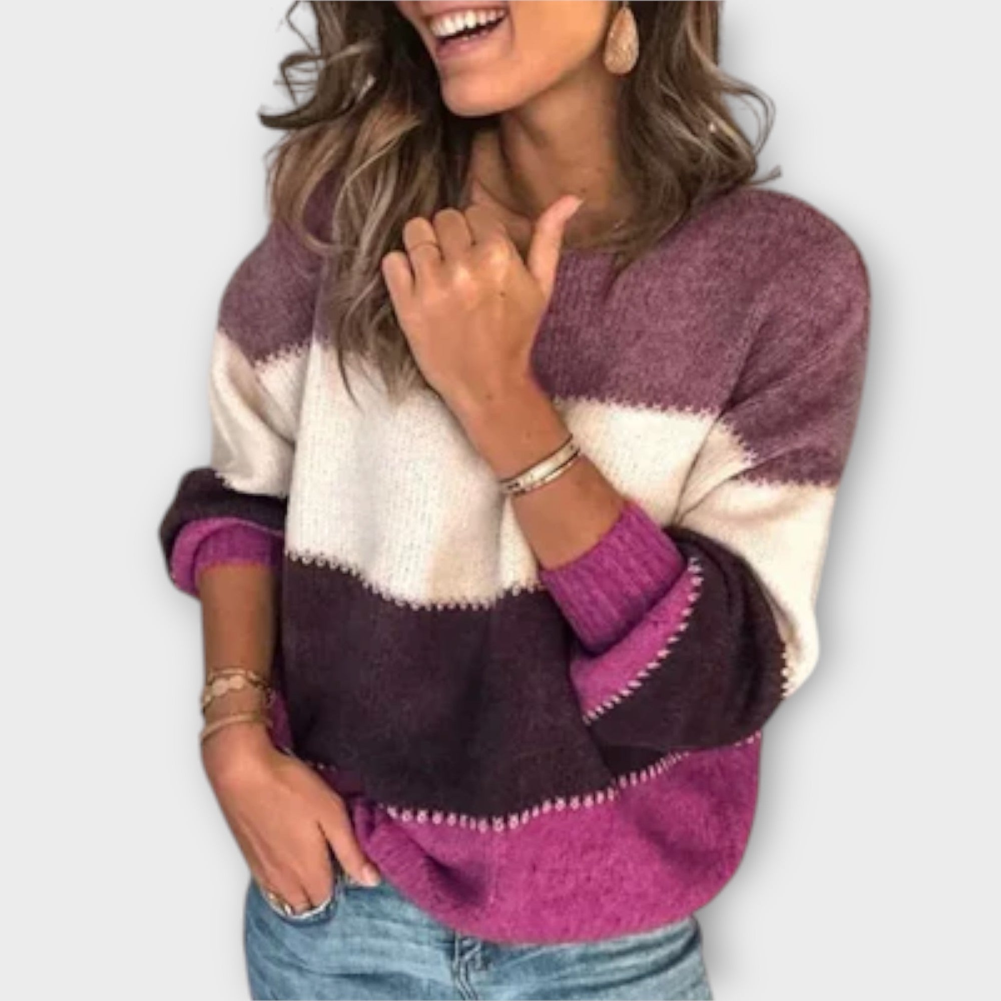 Ashanti | Colorblock Trui