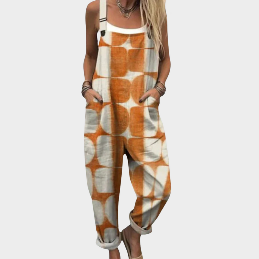 Gysara™ | Comfortabele bedrukte jumpsuit