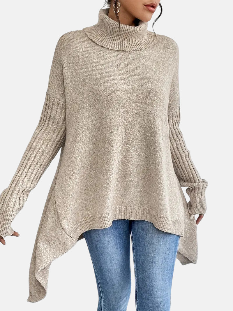 Amerins | Oversized Trui met Rolkraag