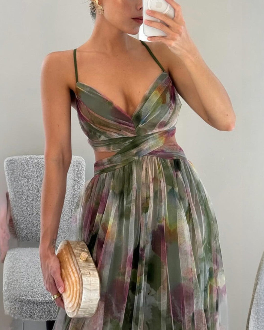 Elegante Zijde Marbella Jurk – Maison Claire et Sylvie