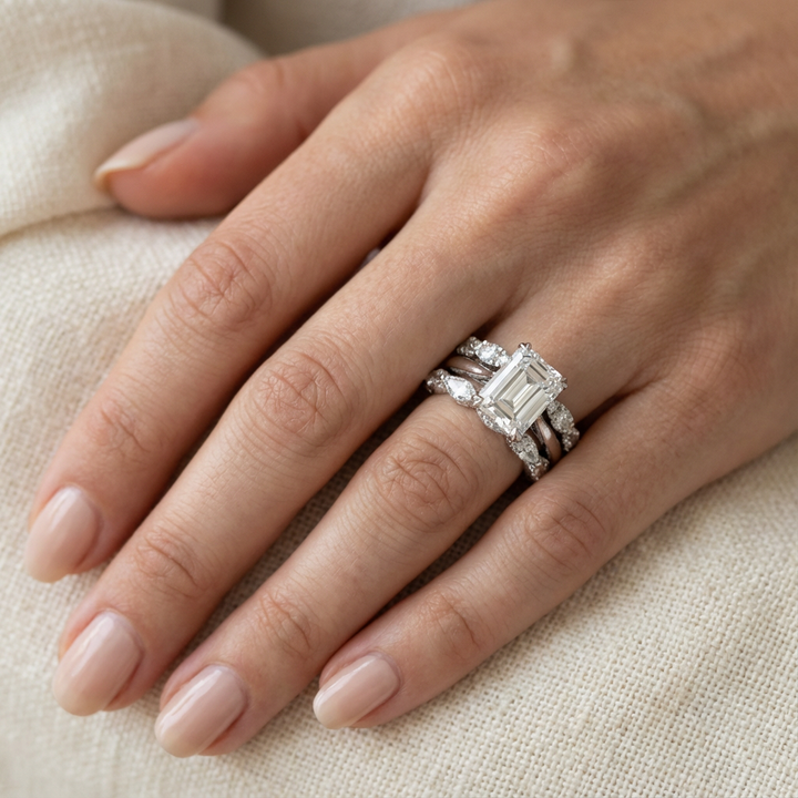 Vintage Zilveren Helder Laag Ring