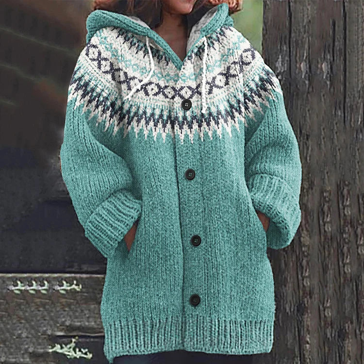 Cathalijne | Gezellige jacquard cardigan