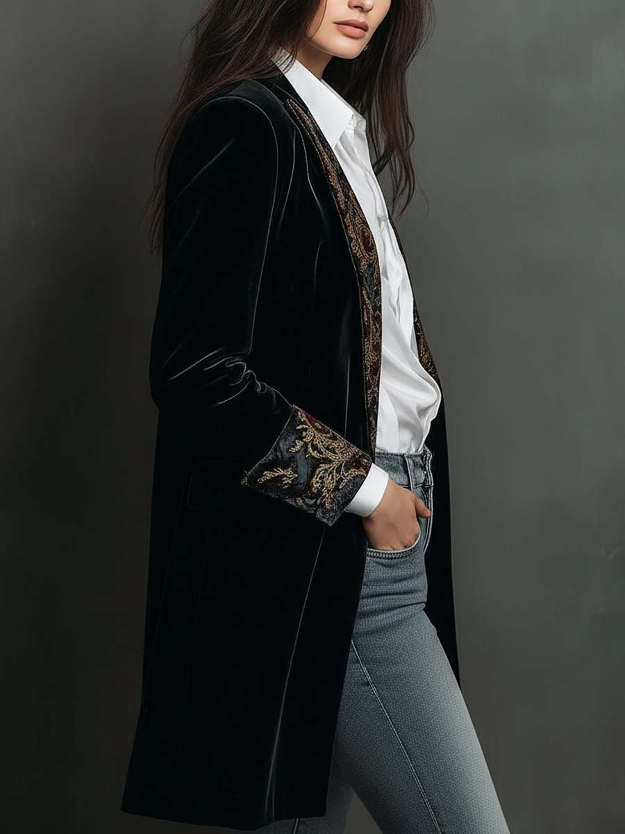 Btissam | Elegante Blazer met brokaat