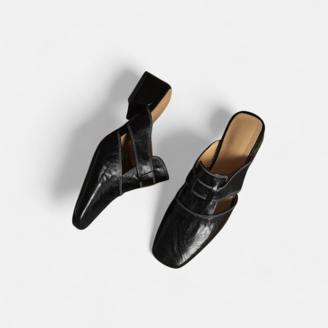 Andie Elegante Leren Sandalen