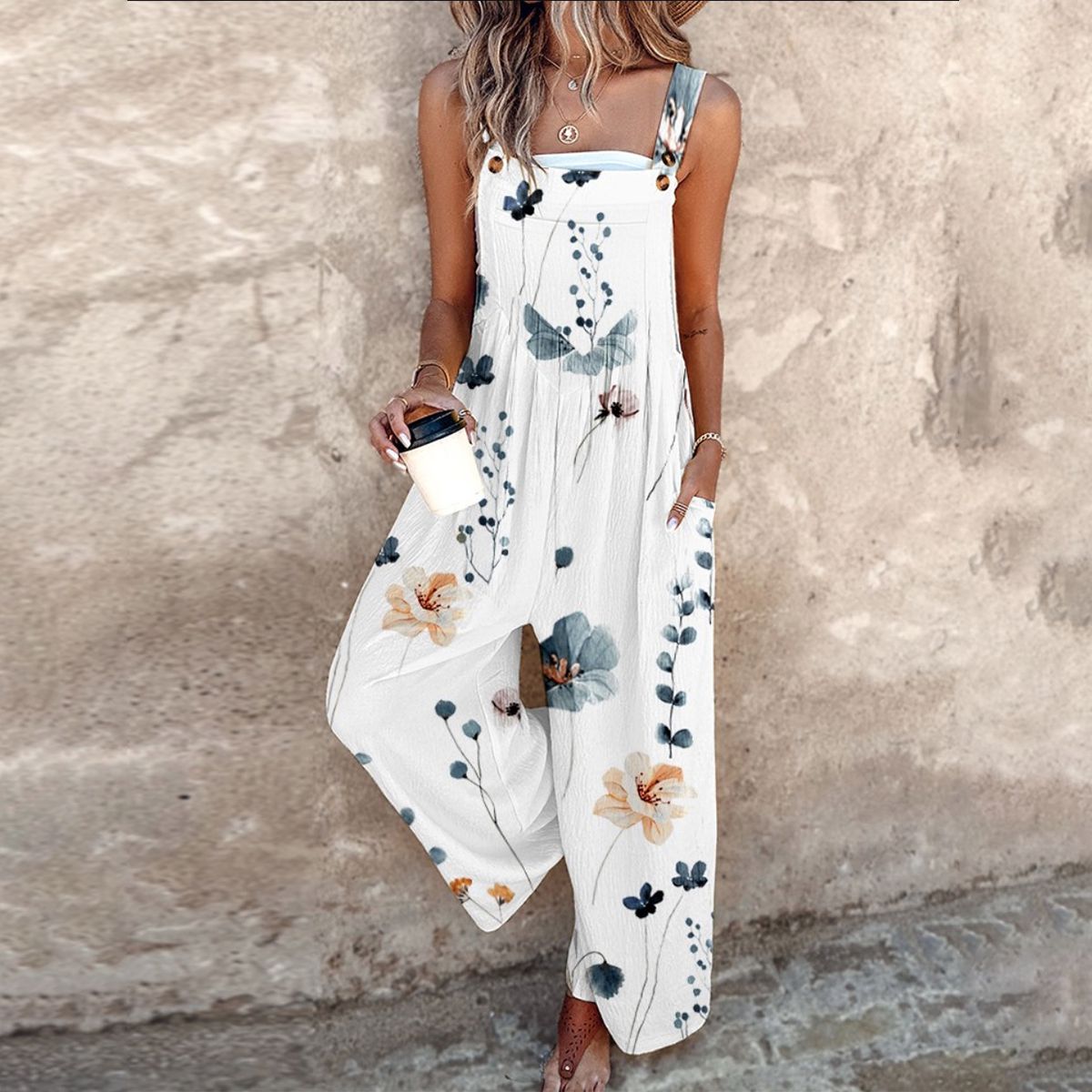 Maelira™ | Comfortabele geprinte Jumpsuit
