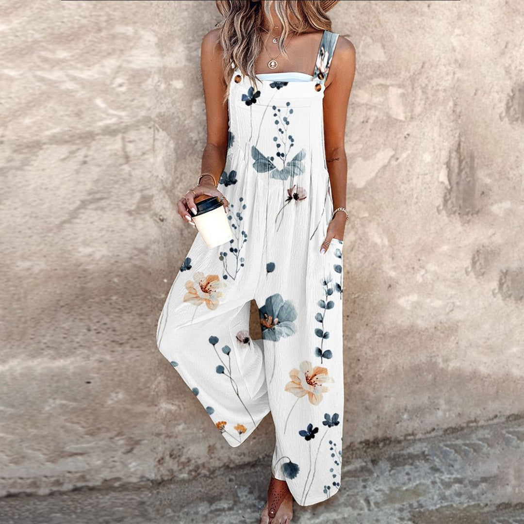 Comfortabele Gedrukte Overalls