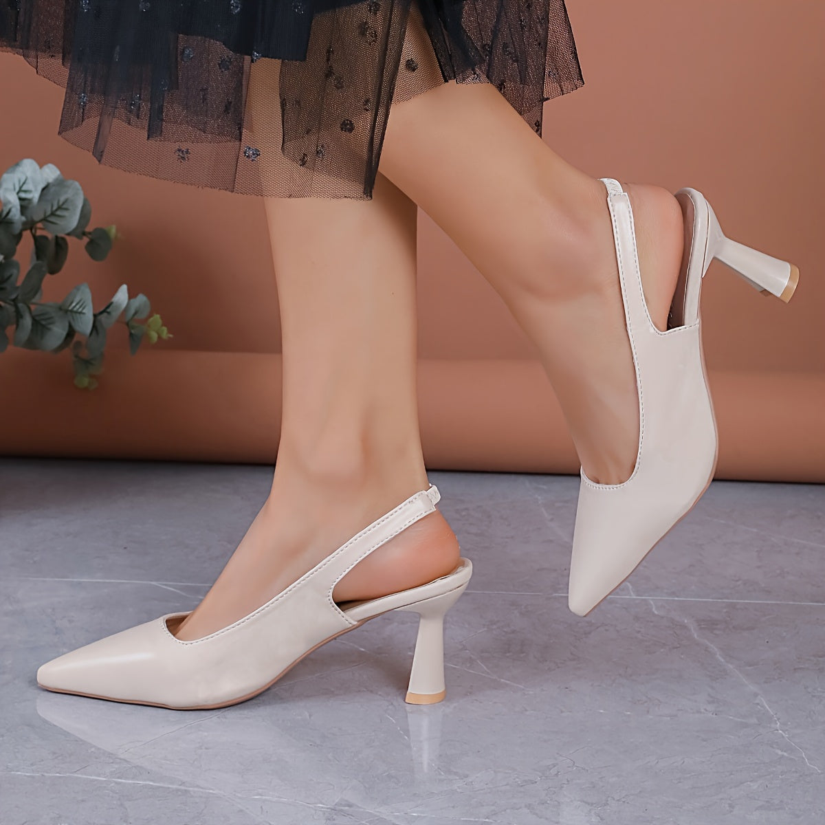 Sophia | Elegante Slingback Hakken