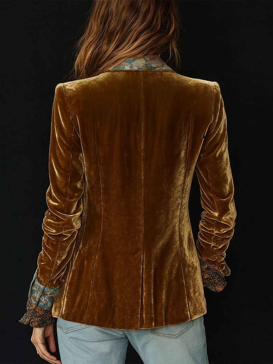 Edina | Luxe Blazer met bloemendetails