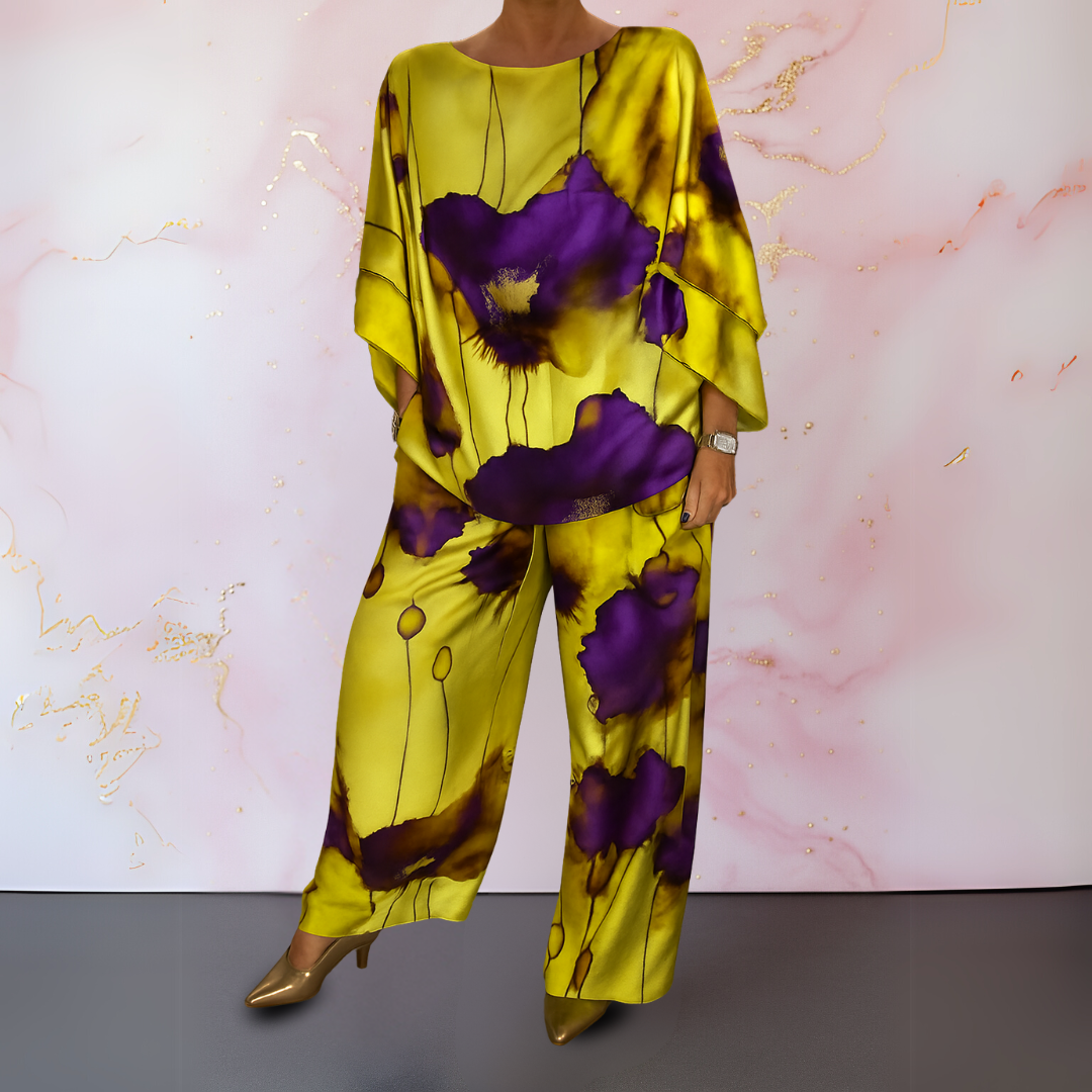 Maelora™ | Satijnen Twee-Delige Dames Set