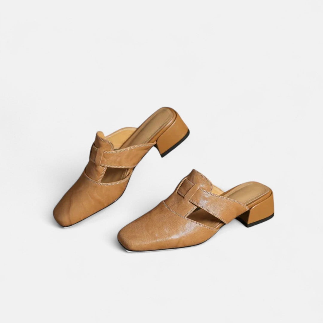 Andie Elegante Leren Sandalen