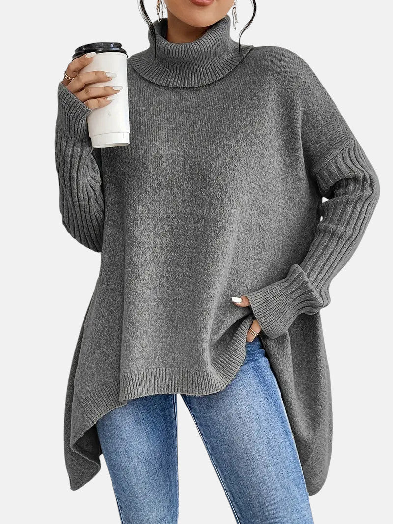 Amerins | Oversized Trui met Rolkraag