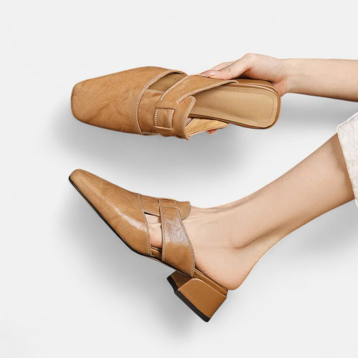 Andie Elegante Leren Sandalen