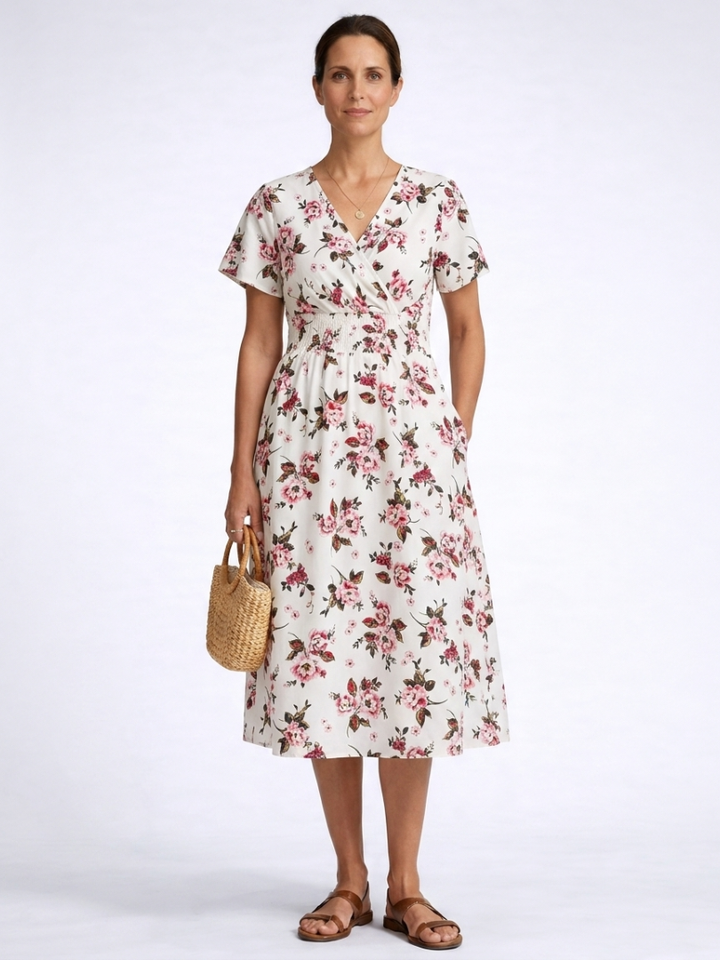 Gretalise | Comfortabele Zomer Midi Jurk