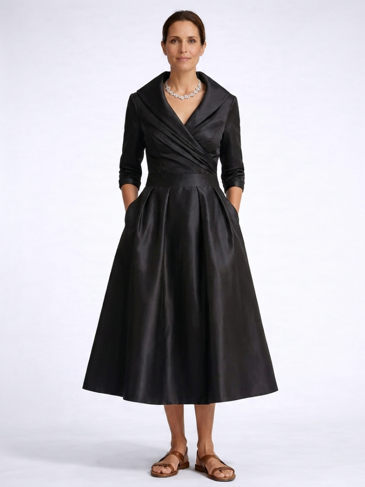 Yan | Elegante Midi Jurk