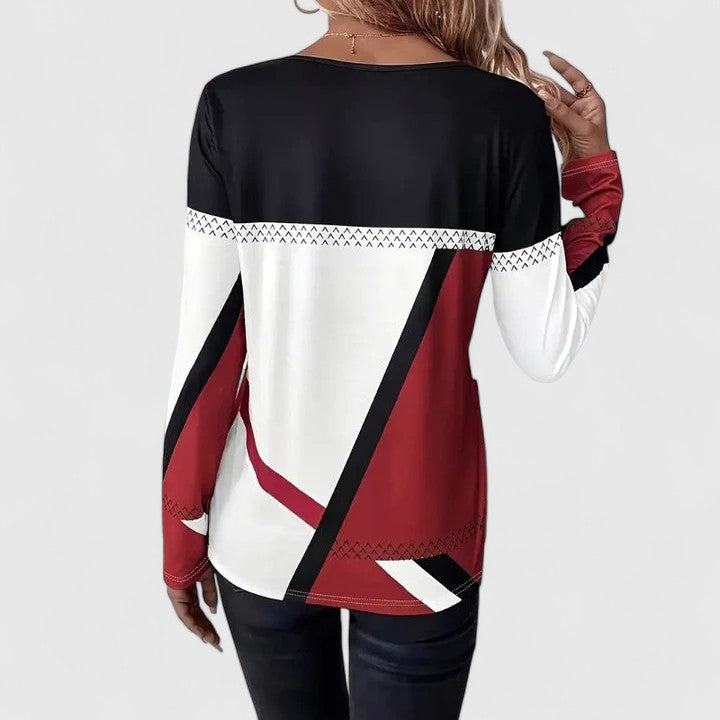 Annamaria | Elegante blokkleuren trui