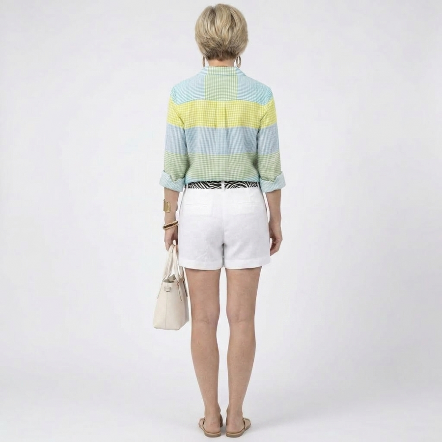 Uverra™ | Pastel Ruit Blouse