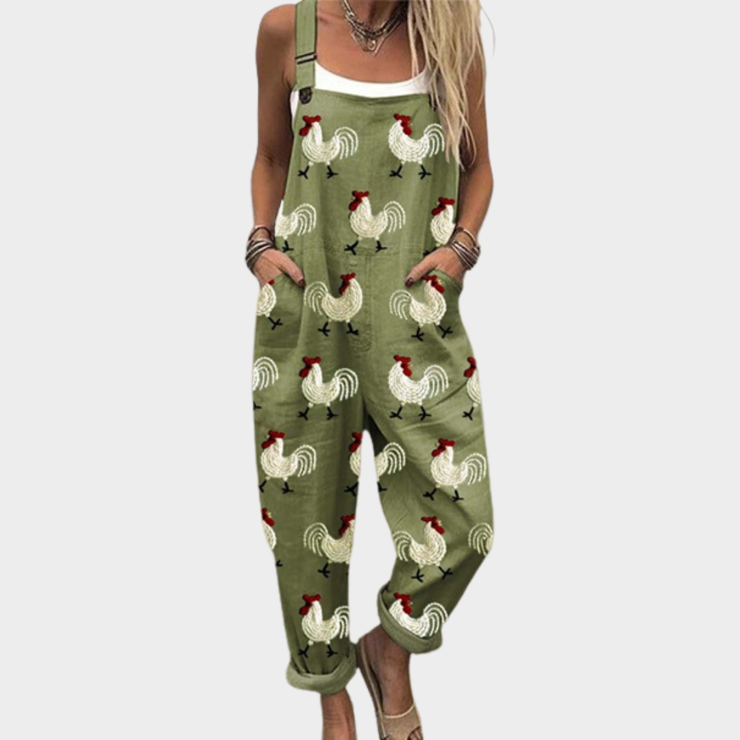 Mirethia™ | Comfortabele geprinte Jumpsuit