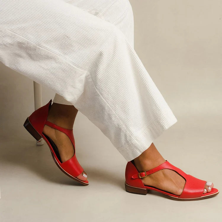 Beth | Verstelbare Comfort Flat Sandalen