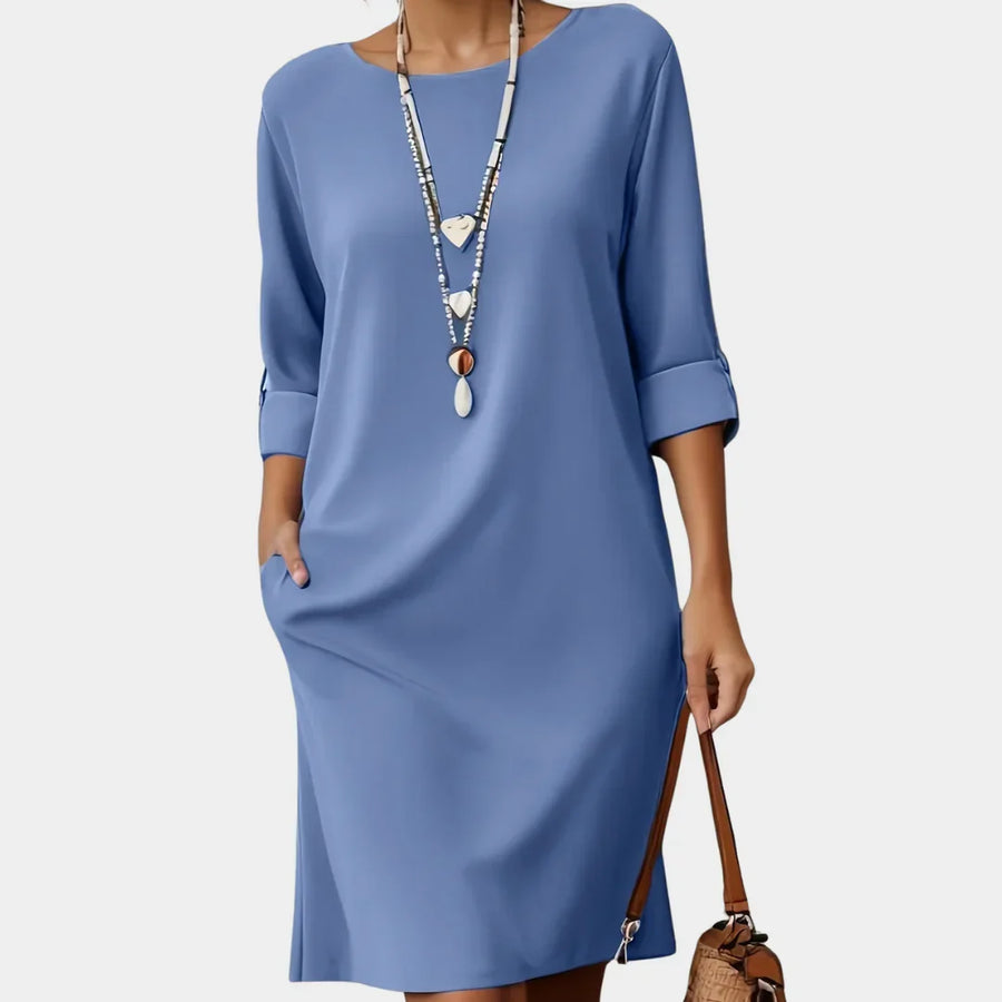 Cambrie™ | Everyday Comfort Midi Jurk