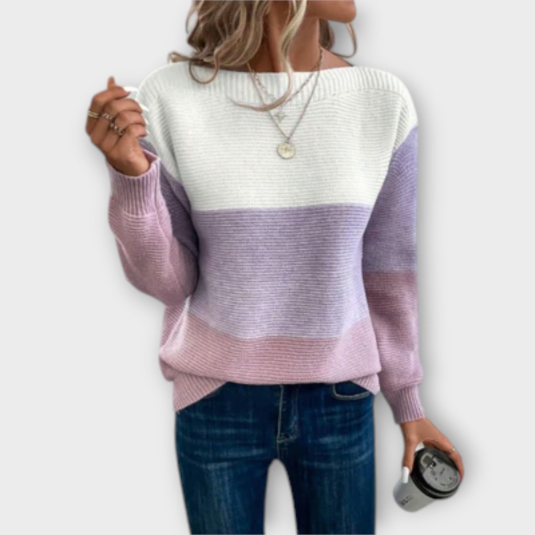 Ayda | Colorblocked Trui