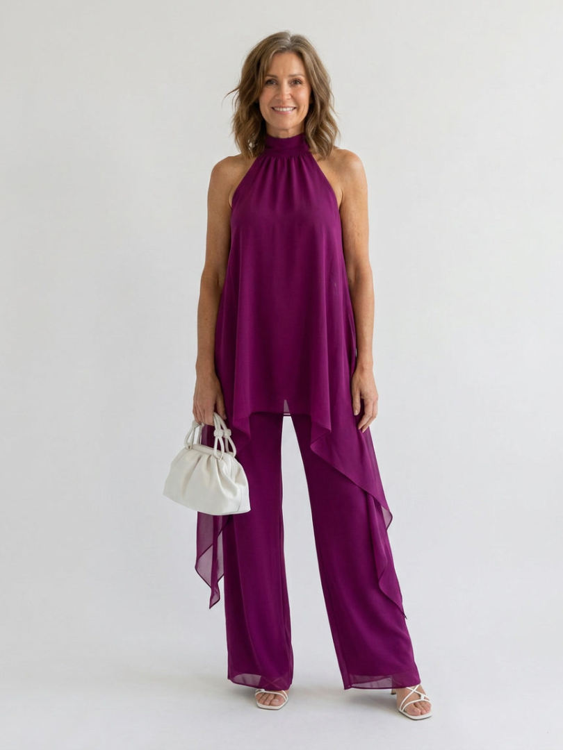 Perla™ | Elegante Halter Twee-delige Set