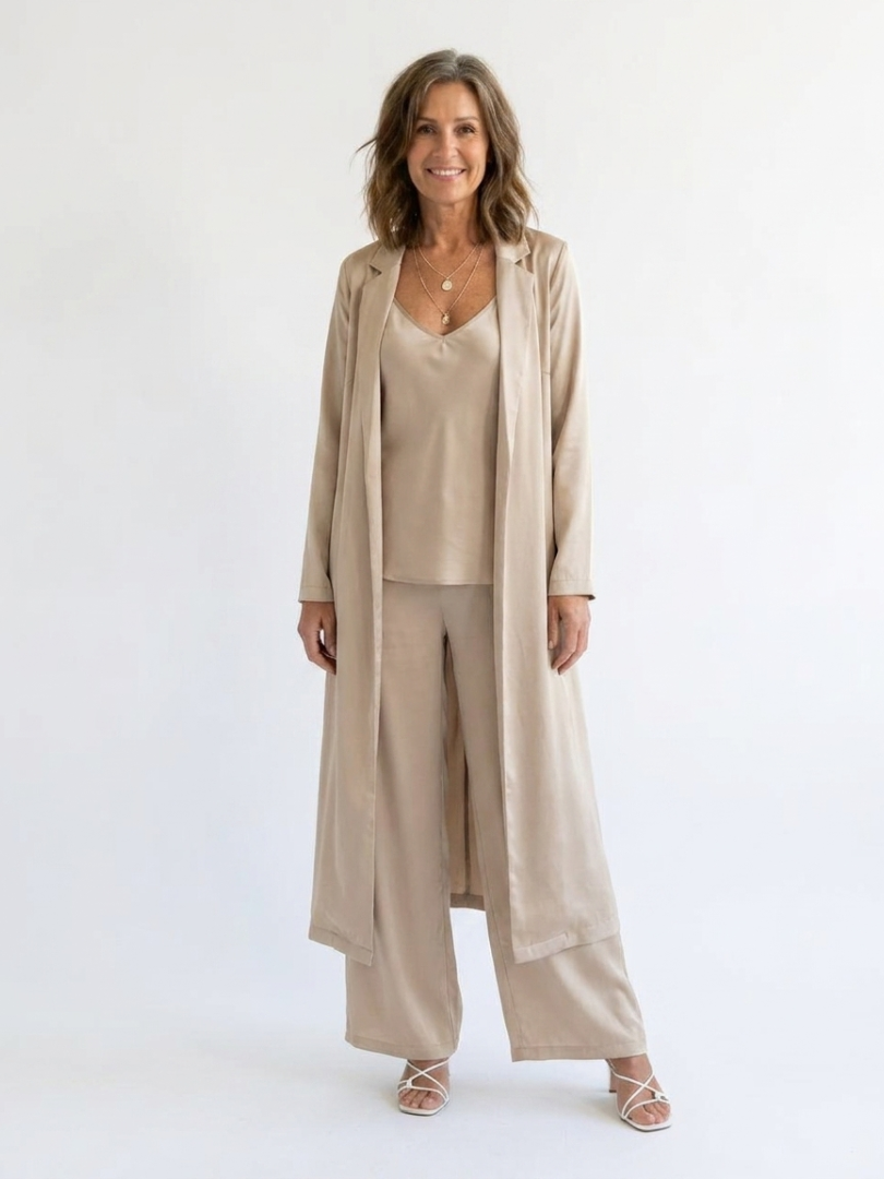 Effie™ | Slim casual gecoördineerde set.