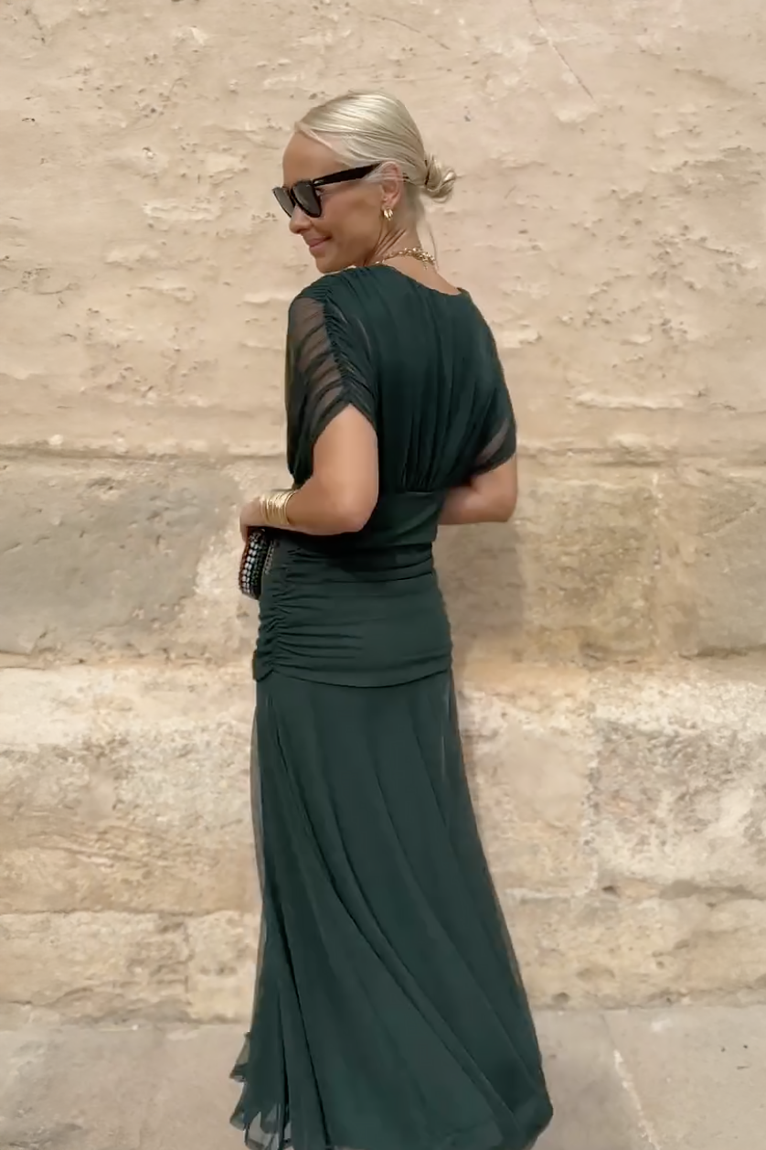 Elegante Zijden Robe Santana - Maison Claire et Sylvie