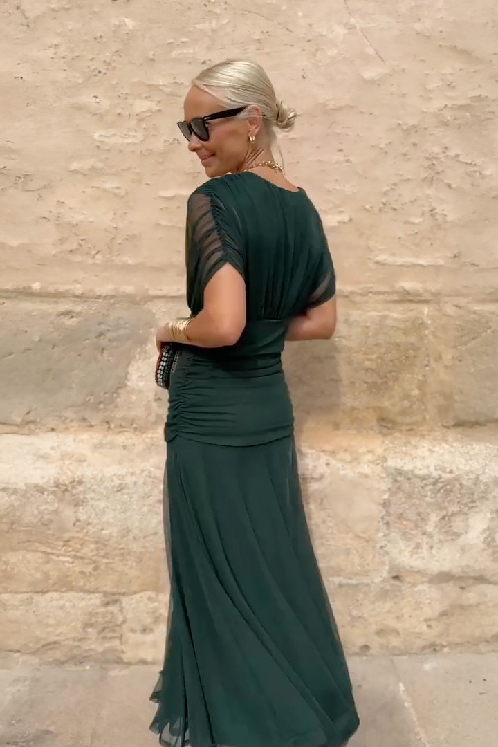 Elegante Zijden Robe Santana - Maison Claire et Sylvie