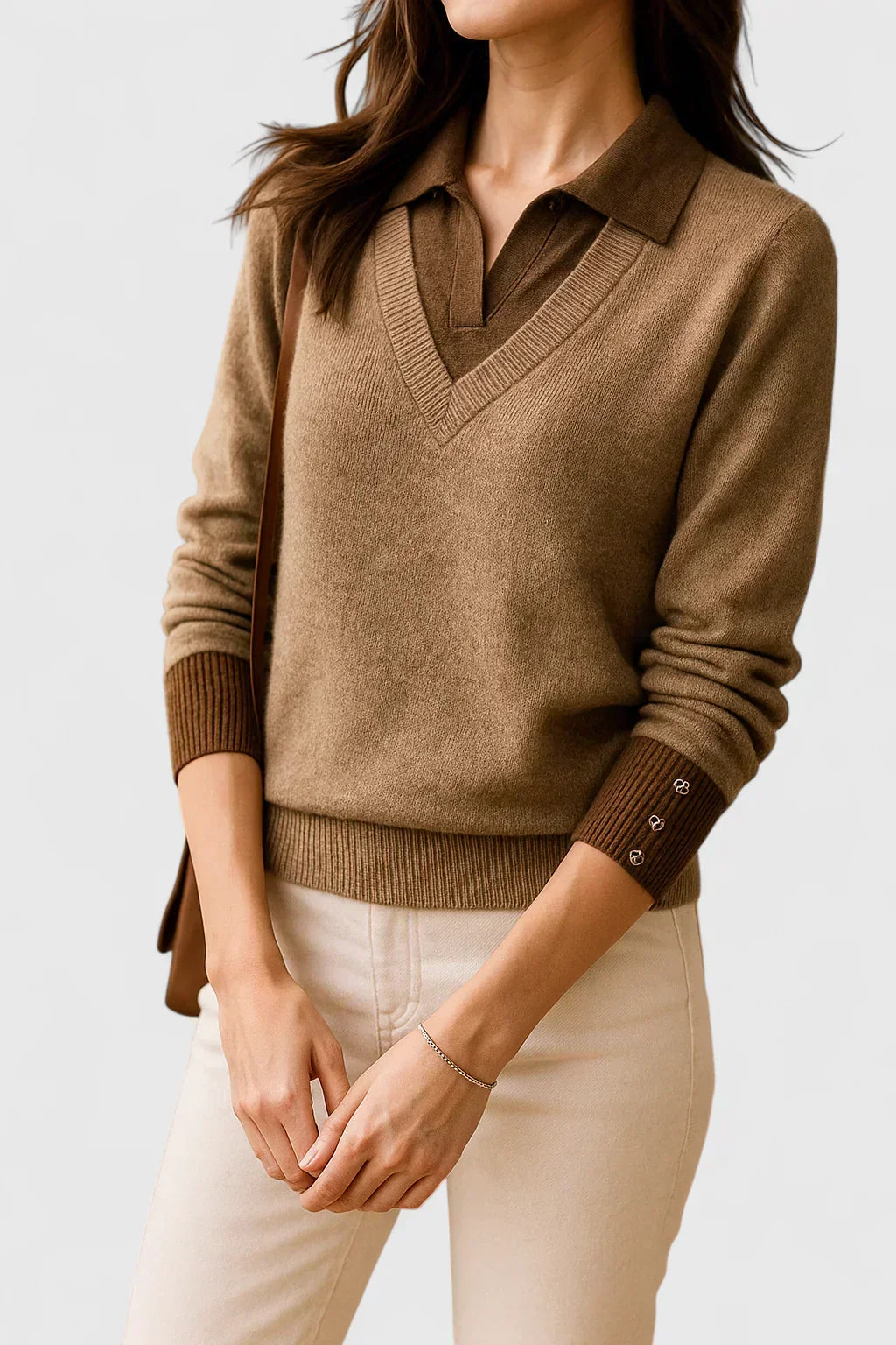 Elizaveta | Elegant poloshirt trui