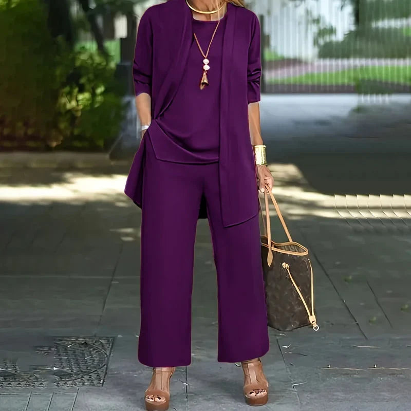 Kaevia™ – 3-delige Loose Fit Lounge Set