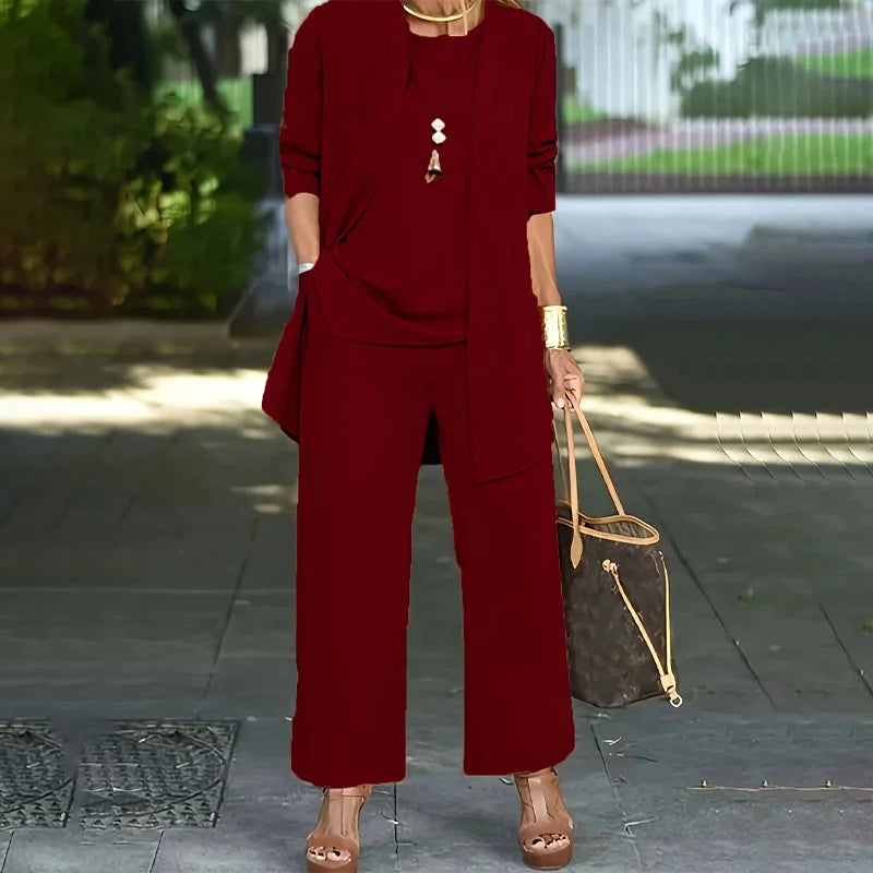 Kaevia™ – 3-delige Loose Fit Lounge Set