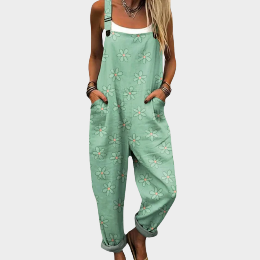 Comfortabele Gedrukte Overalls