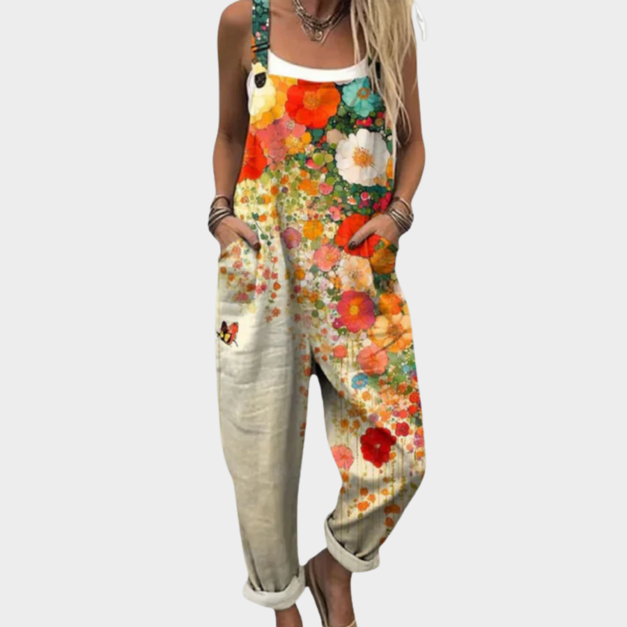 Thalira™ | Comfortabele bedrukte jumpsuit