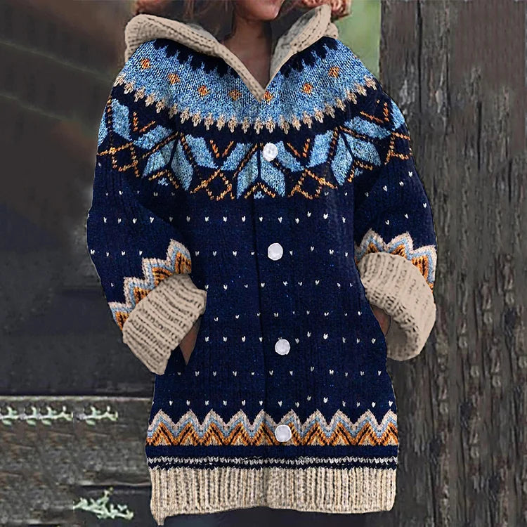 Cathalijne | Gezellige jacquard cardigan