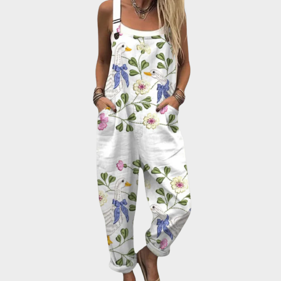Sylvessa™ | Comfortabele bedrukte jumpsuit