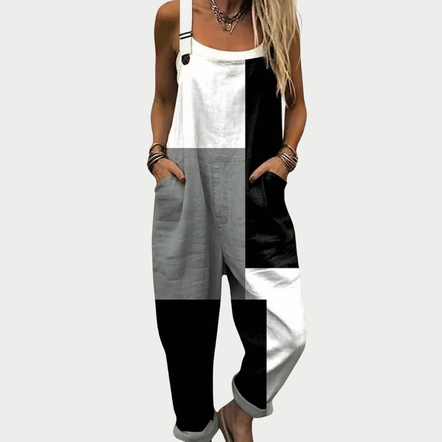 Comfortabele Gedrukte Overalls