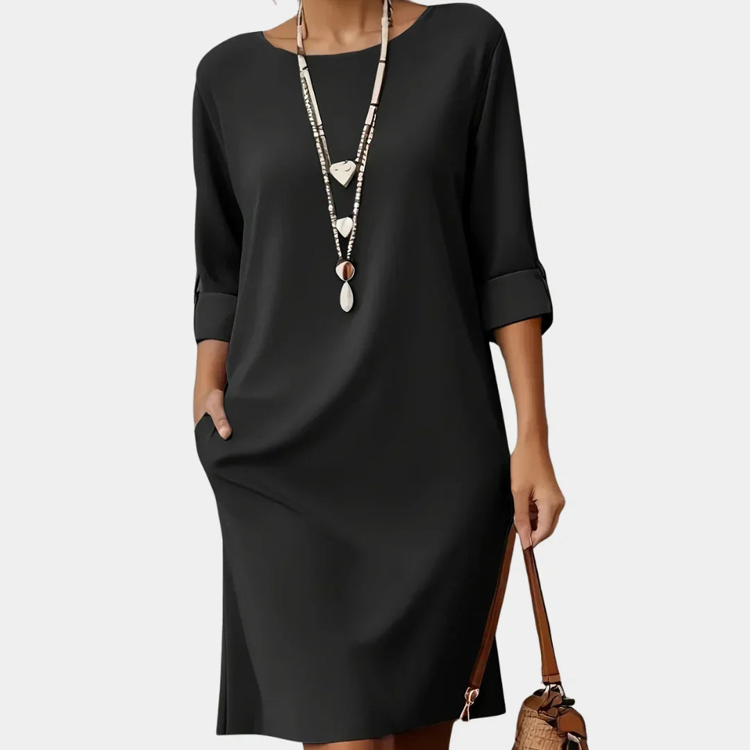 Cambrie™ | Everyday Comfort Midi Jurk