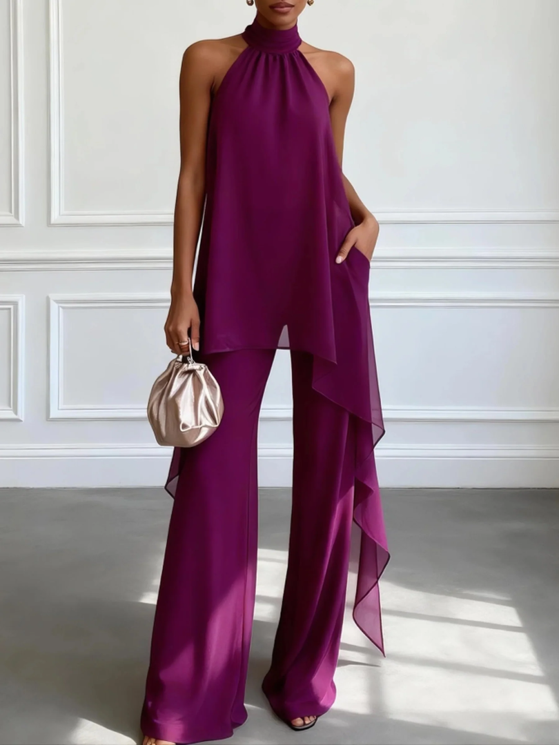 Perla™ | Elegante Halter Twee-delige Set