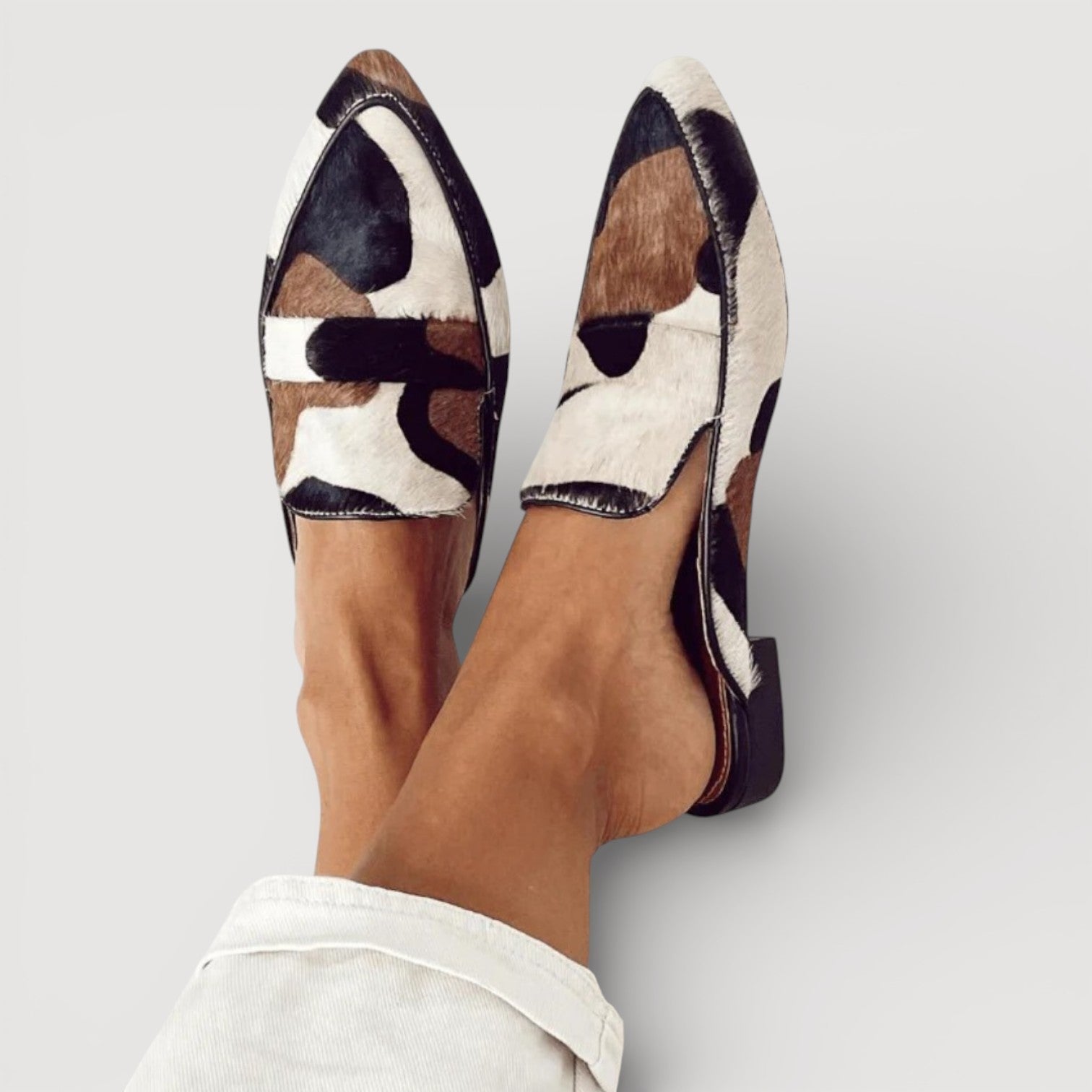 Fiona | Loafers met Dierenprint