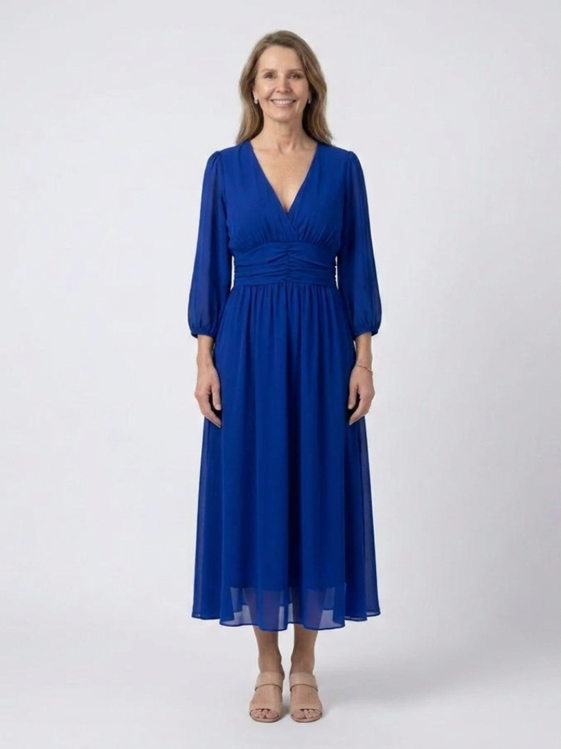 Chloe™ | Lichtgewicht Zijde Chiffon Jurk