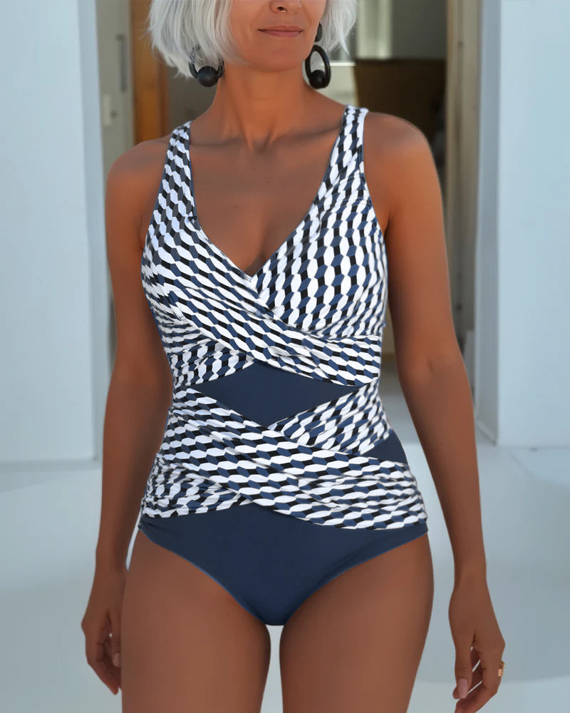Ashley™ | Badpak met Cross Over Ontwerp voor Resort Casual Wear