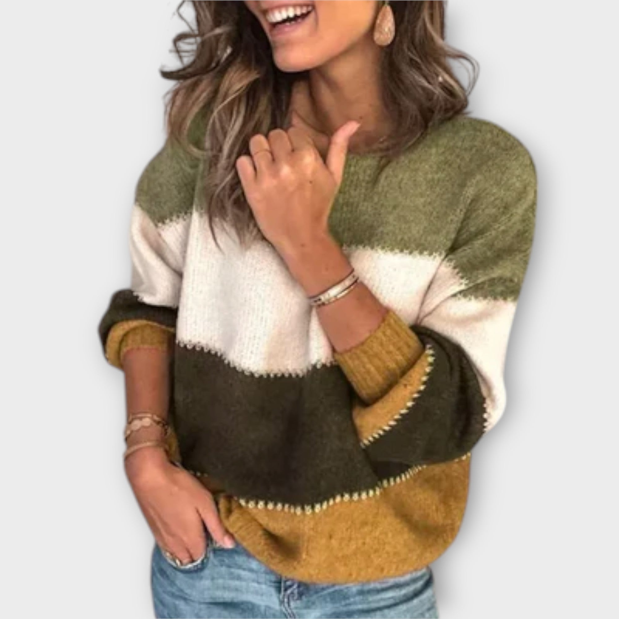 Ashanti | Colorblock Trui