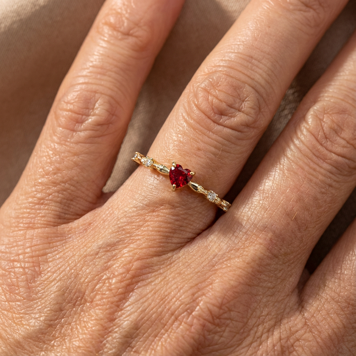 Ruby Hart Ring