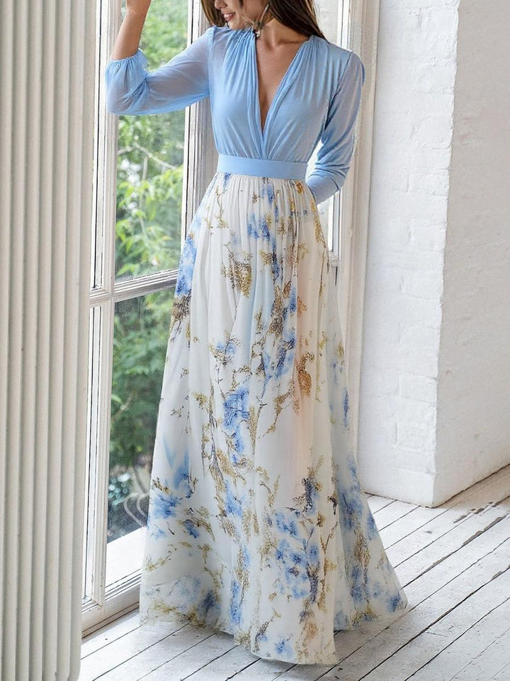Maxi Bloemenjurk Pénélope | Tijdloze Elegantie van Maison Claire en Sylvie