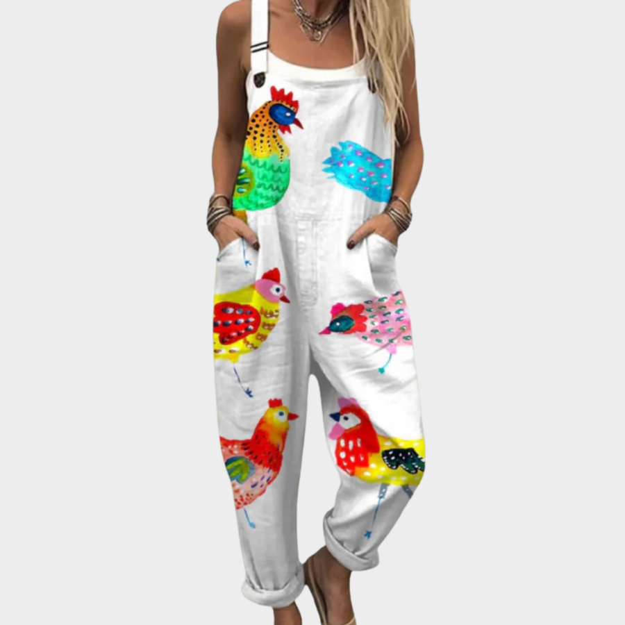 Paelisse™ | Comfortabele bedrukte jumpsuit