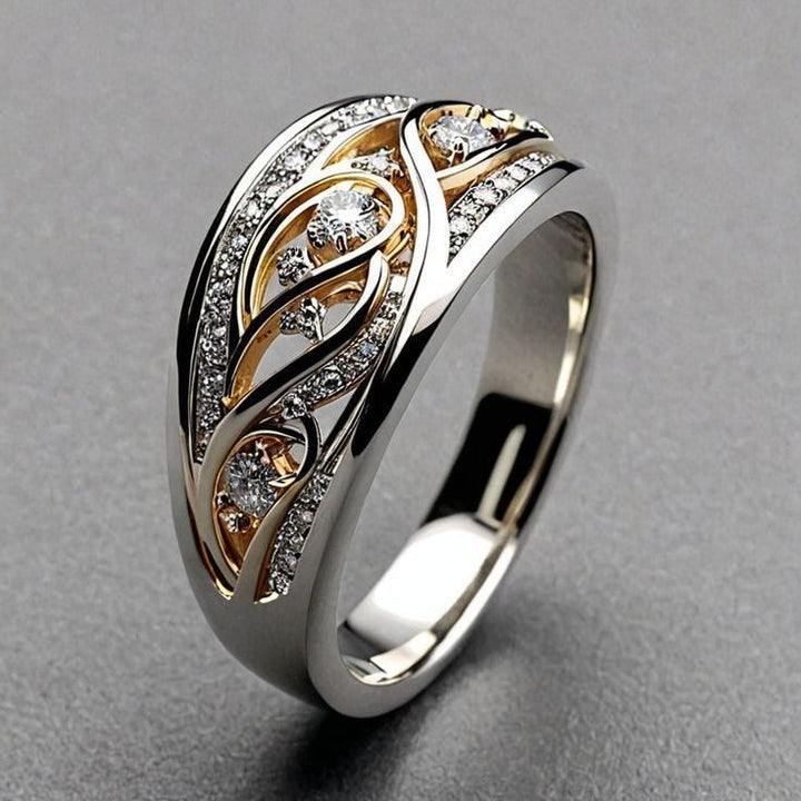 Holle Gouden & Zilverkleurige Ring