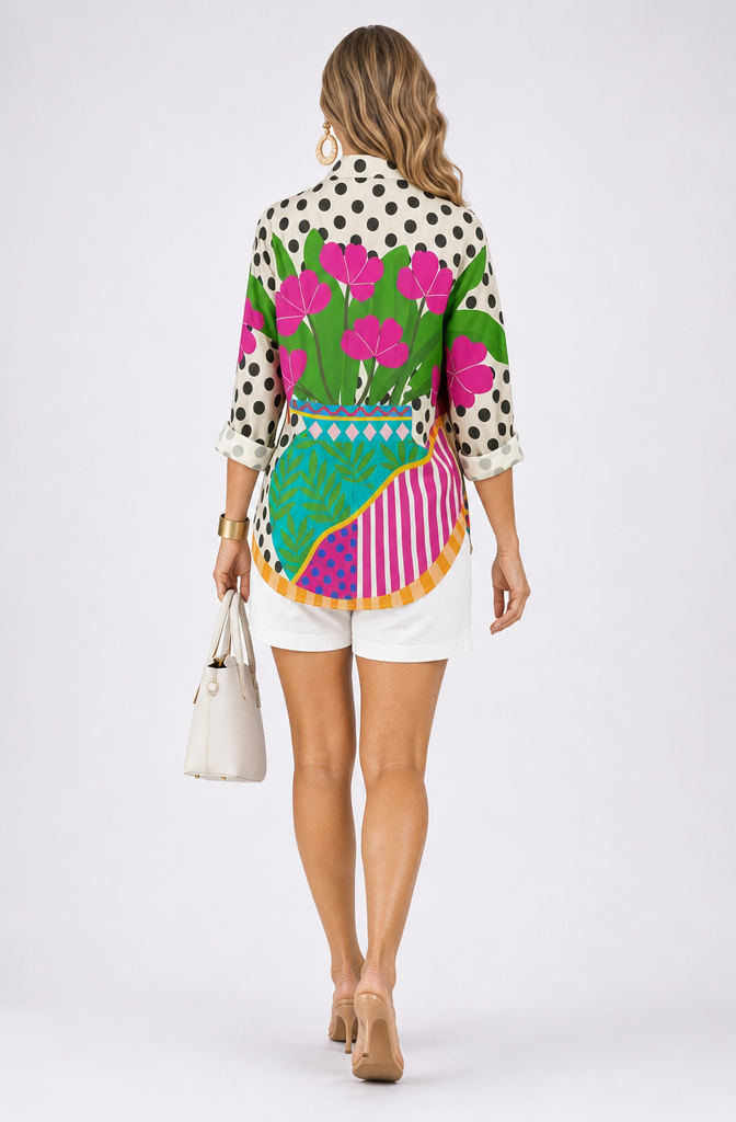 Isvelyn™ | Bloeiende Vaasje Blouse