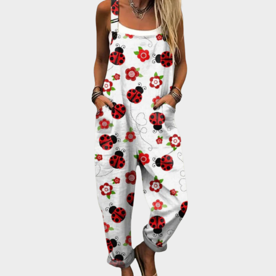 Faelyra™ | Comfortabele bedrukte jumpsuit