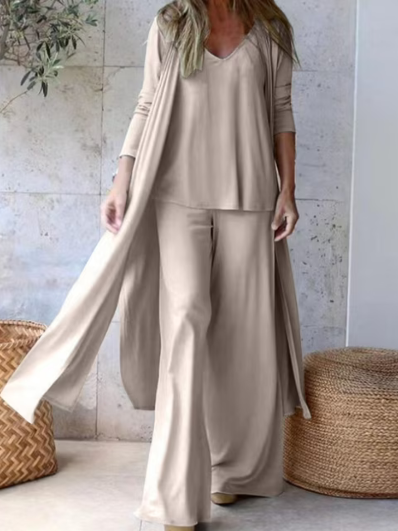 Effie™ | Slim casual gecoördineerde set.