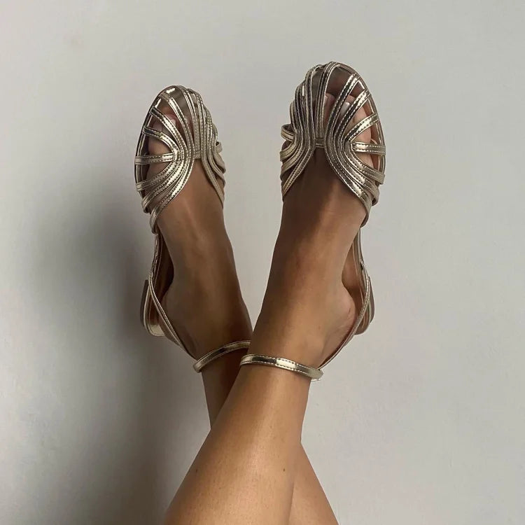 Gia - Gouden Sieraad Sandalen